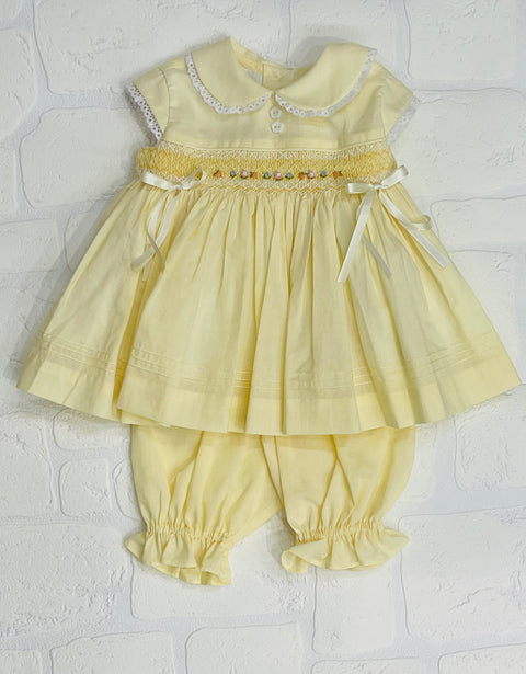 Pretty Originals  Lemon Smocked Dress