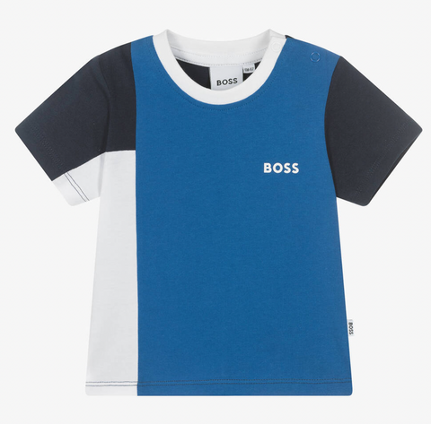 Hugo Boss Navy & Electic Blue Baby Top