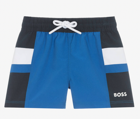 Hugo Boss Navy & Electric Baby Shorts
