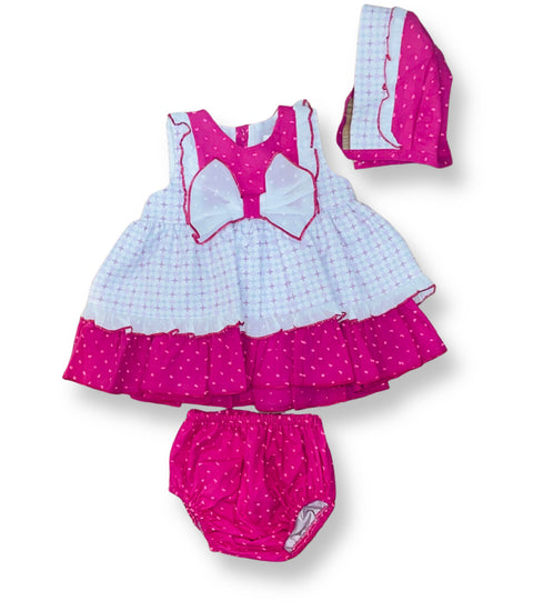 Ceyber Fushia Baby Girls Dress