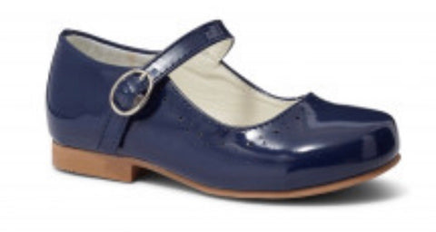 Girl's Navy Blue Mary Jane Shoes ABBEY