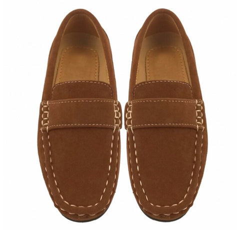 Boys Tan Loafers