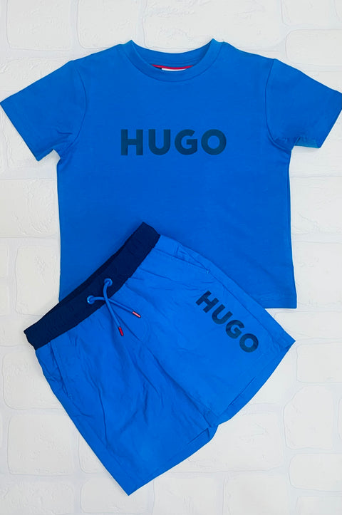 Hugo Boys Blue Set