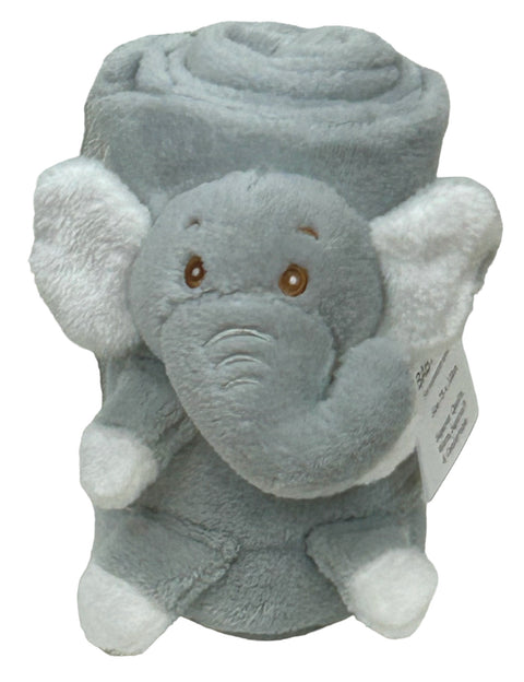 Baby Elephant Blanket in Grey