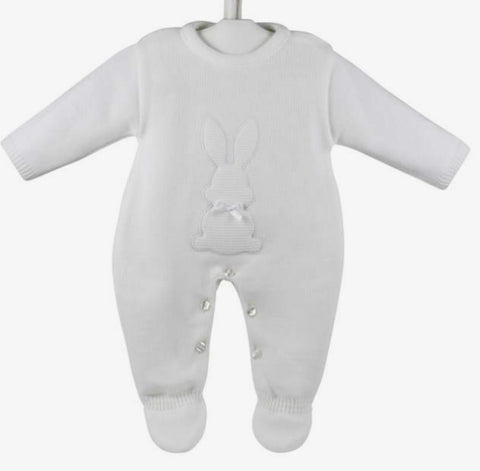 Dandelion Knitted Bunny Babygrow