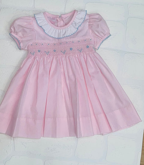 Petit Baby Pink Smocked Dress