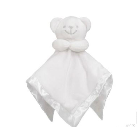 Soft Touch White Teddy  Comforter