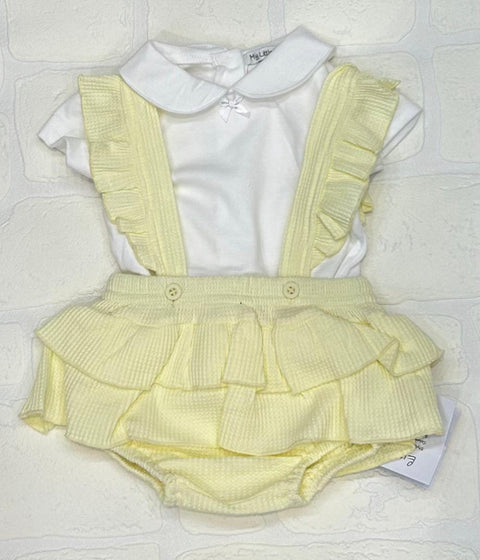 Baby Girls Yellow Jam Pant Set