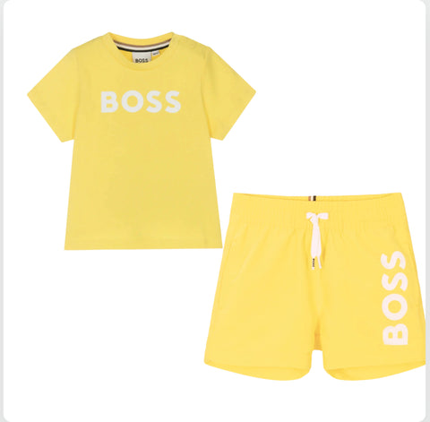Hugo Boss Baby Boys Yellow Set