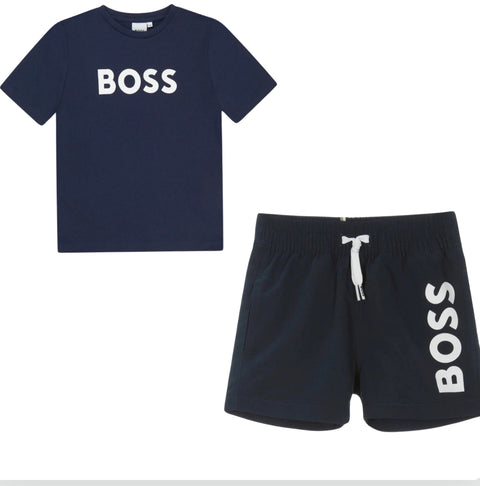 Hugo Boss Baby Boys Navy Blue Set