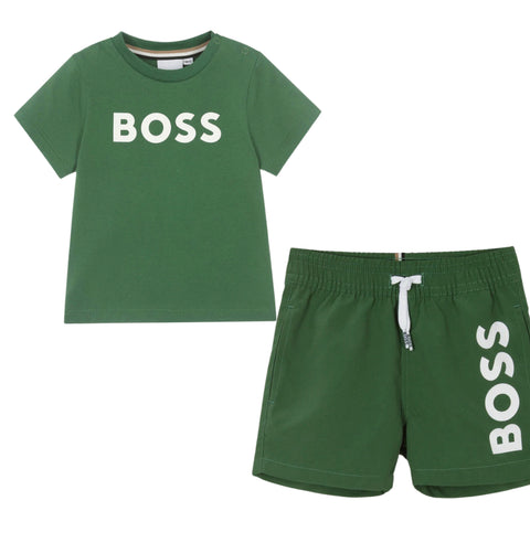 Hugo Boss Baby Boys Green Set