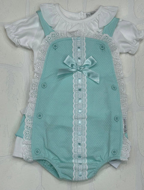 Baby Girls Mint Green Jampant Set