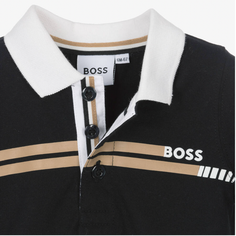 Hugo Boss Baby Striped Black Polo