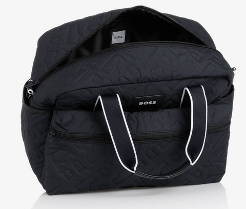 Hugo Boss Navy Quilted Changing Bag