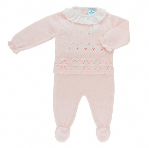 Sardon Pink Baby Knitted Set