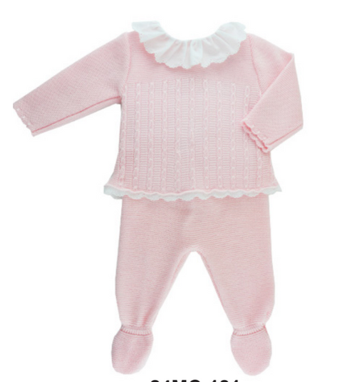Sardon Pink Baby Knitted Set