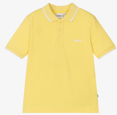 Hugo Boss Yellow Polo Shirt