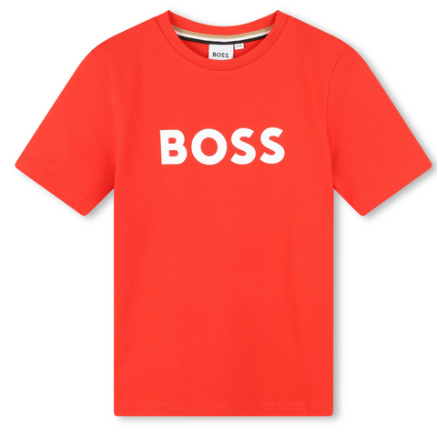 Hugo Boss Red Tee Shirt