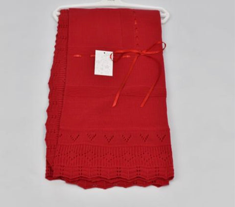 Baby Blanket in Red