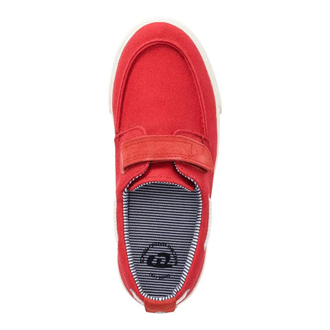 Mayoral Red Fabric Boat Shoes