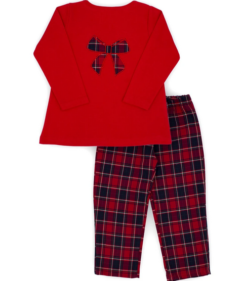 Rapife Girl's Tartan Pyjamas
