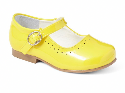 Girl's Yellow Mary Jane Shoes ABBEY