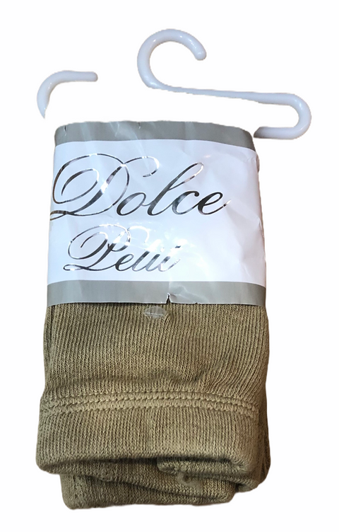 Dolce Petit Fawn Cotton Tights